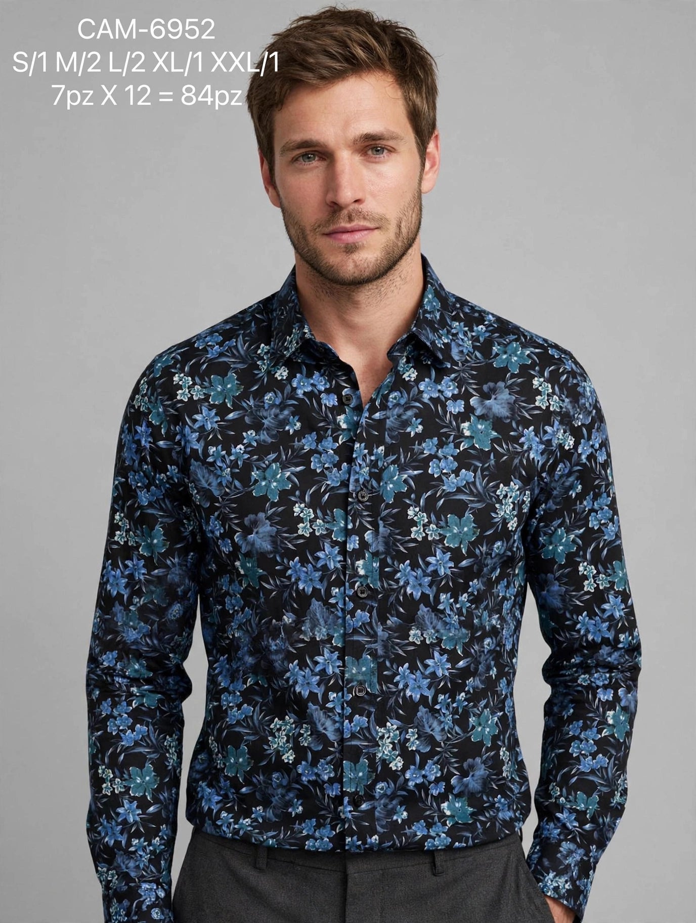 Πουκάμισα CAM 6952（size S-XXL）