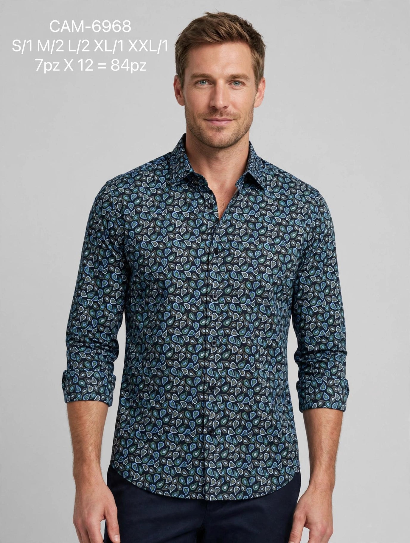Πουκάμισα CAM 6968（size S-XXL）
