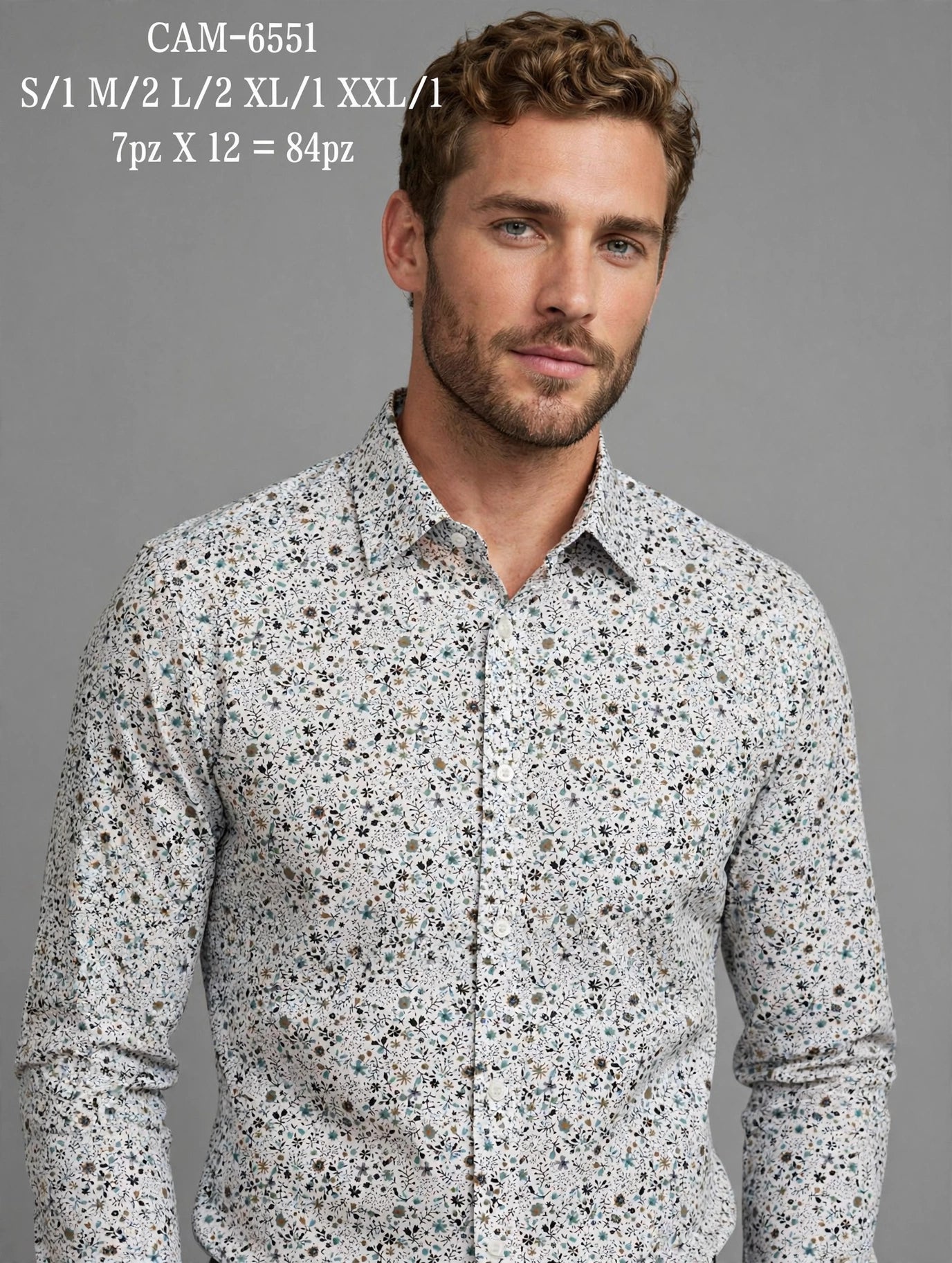 Πουκάμισα CAM 6551（size S-XXL）