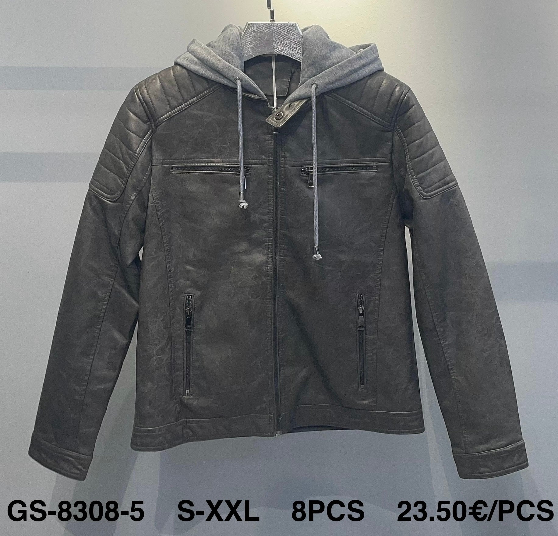 Μπουφάν δερμάτινη GS 8308