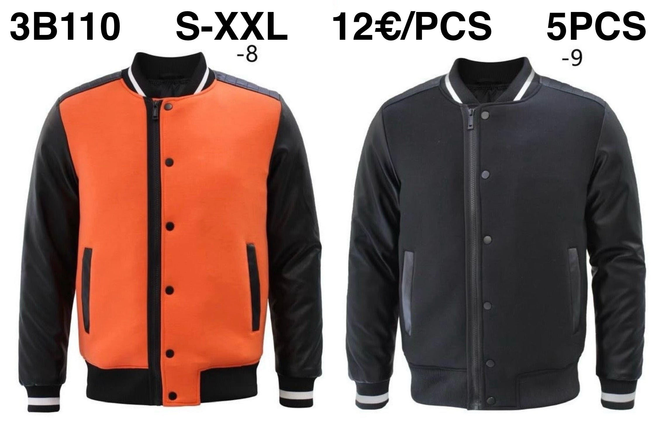 Μπουφάν δερμάτινη 3B 110 (S-XXL)