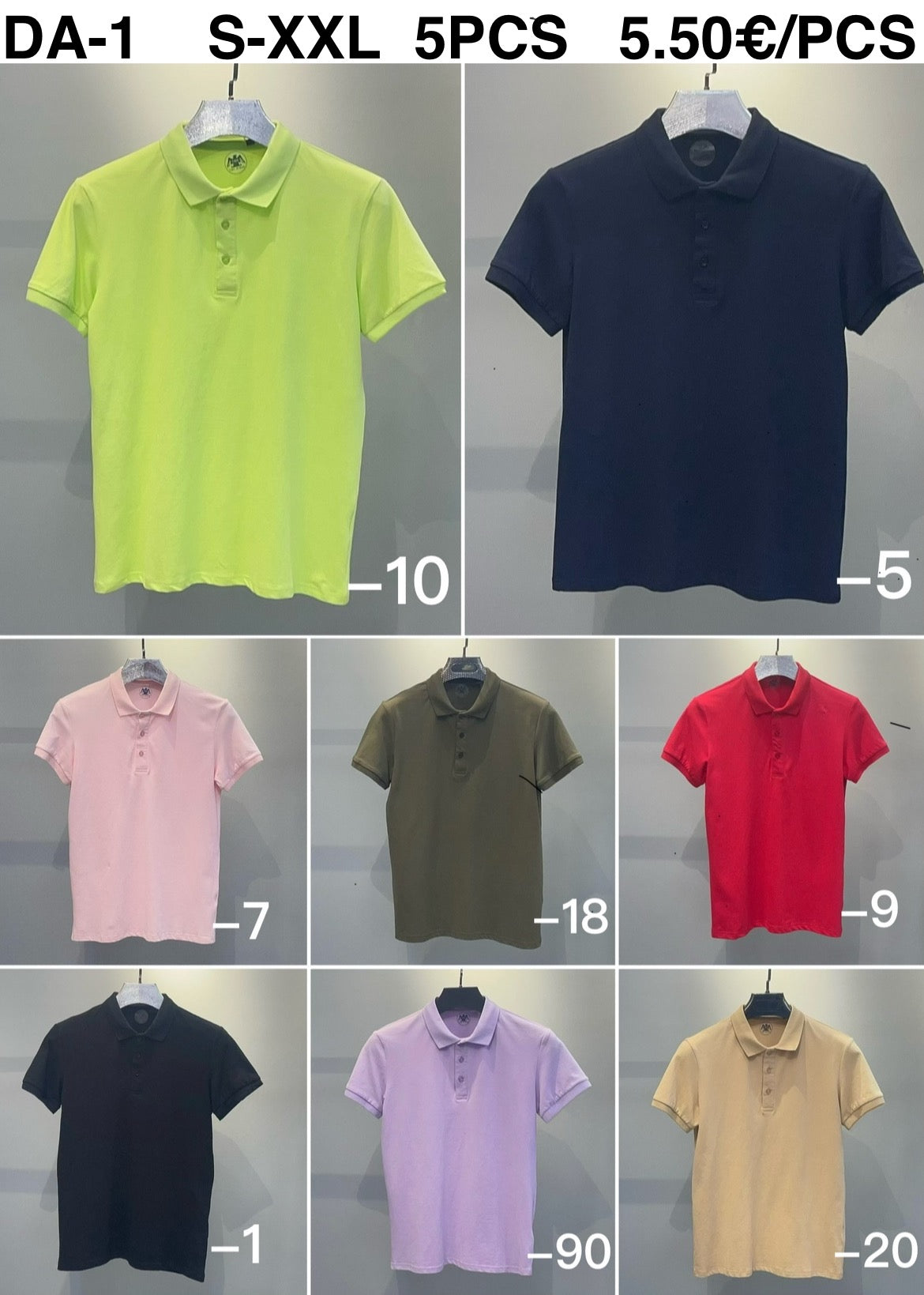 Polo DA 1 (size S-XXL)