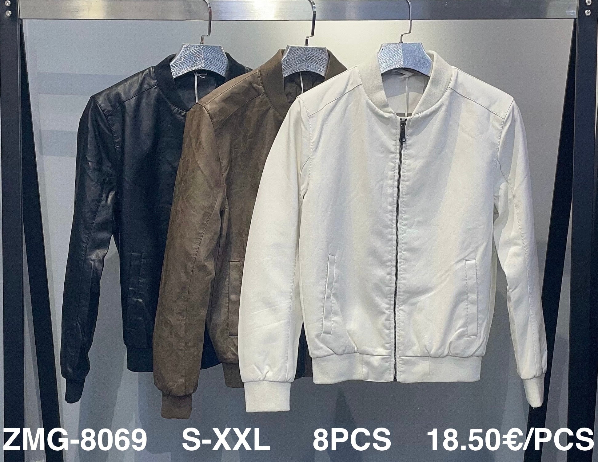 Μπουφάν δερμάτινη ZMG 8069 (S-XXL)