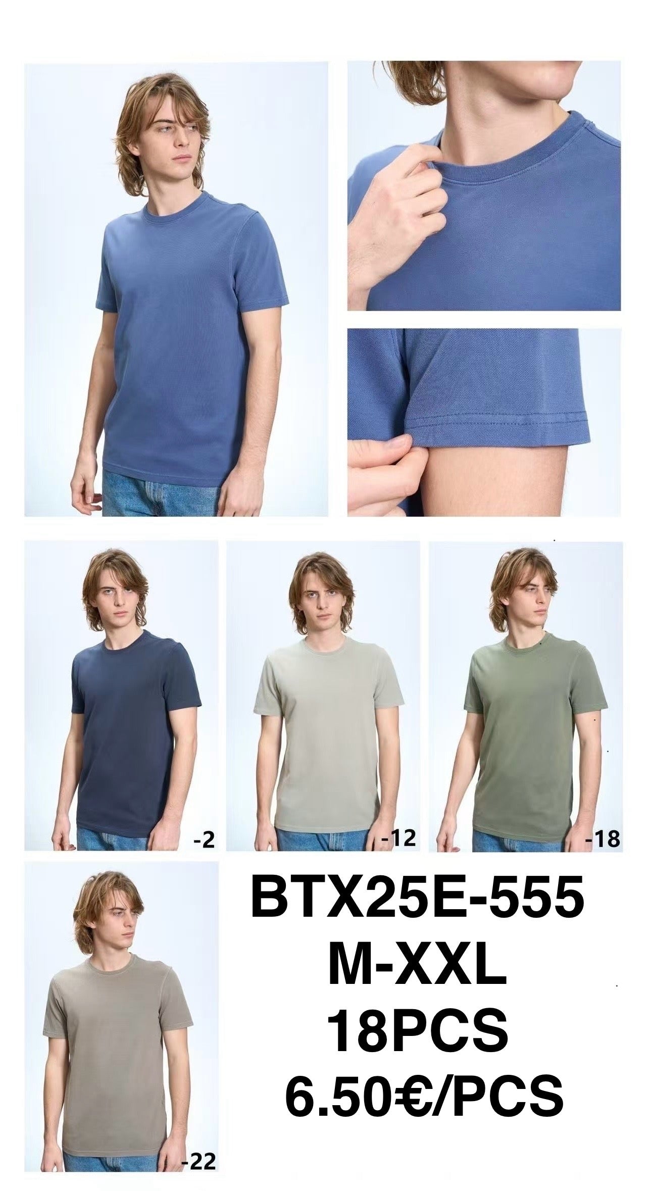 Μπλούζες BTX25E-555（M—XXL）