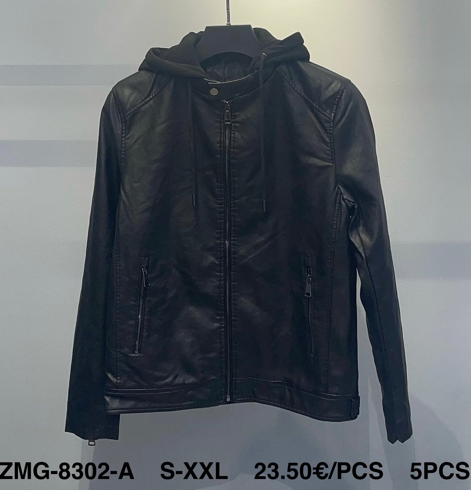 Μπουφάν δερμάτινη ZMG 8302 A (S-XXL)