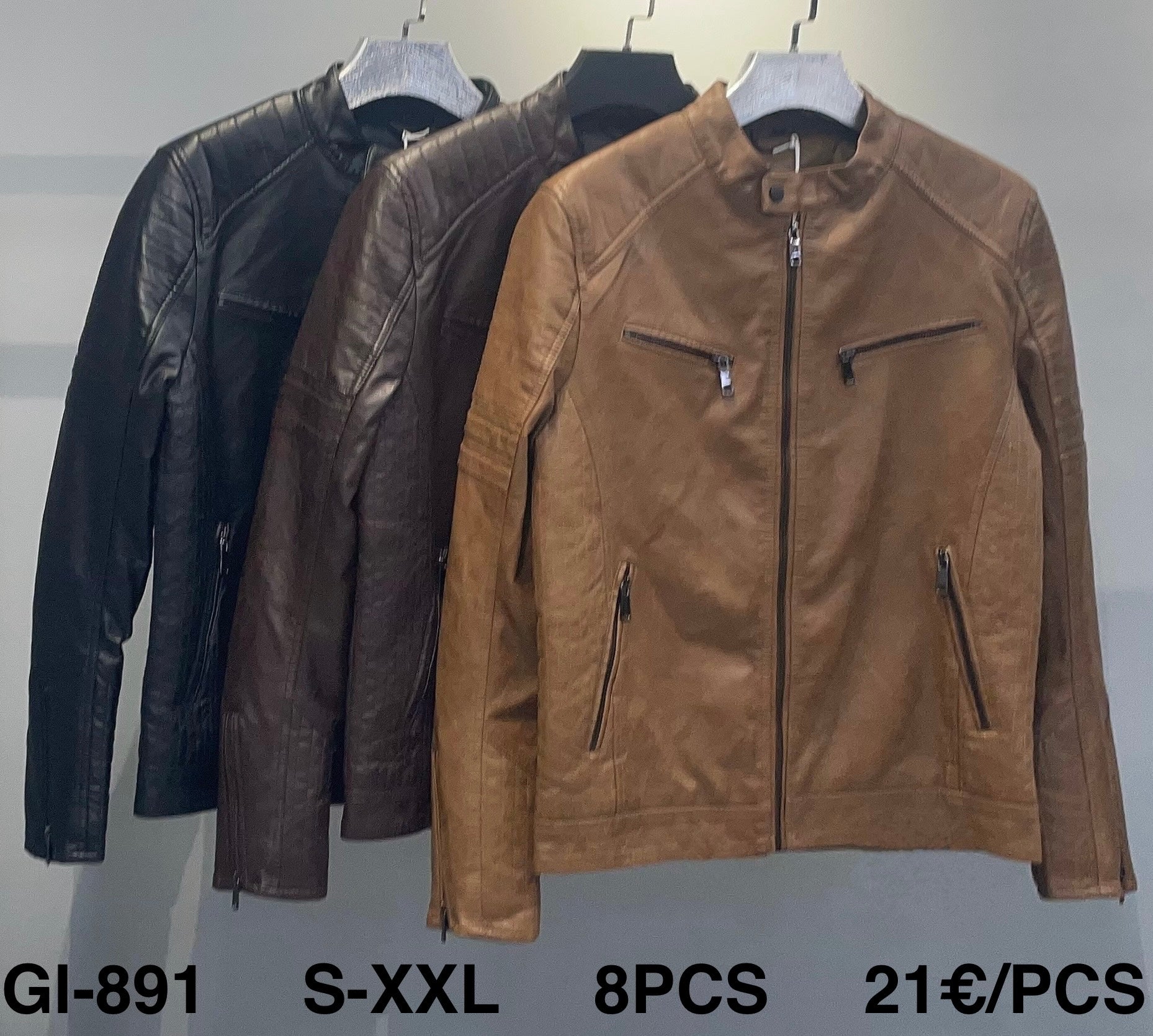 Μπουφάν δερμάτινη GI 891