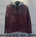Μπουφάν δερμάτινη ZMG 8257 (size M-3XL)