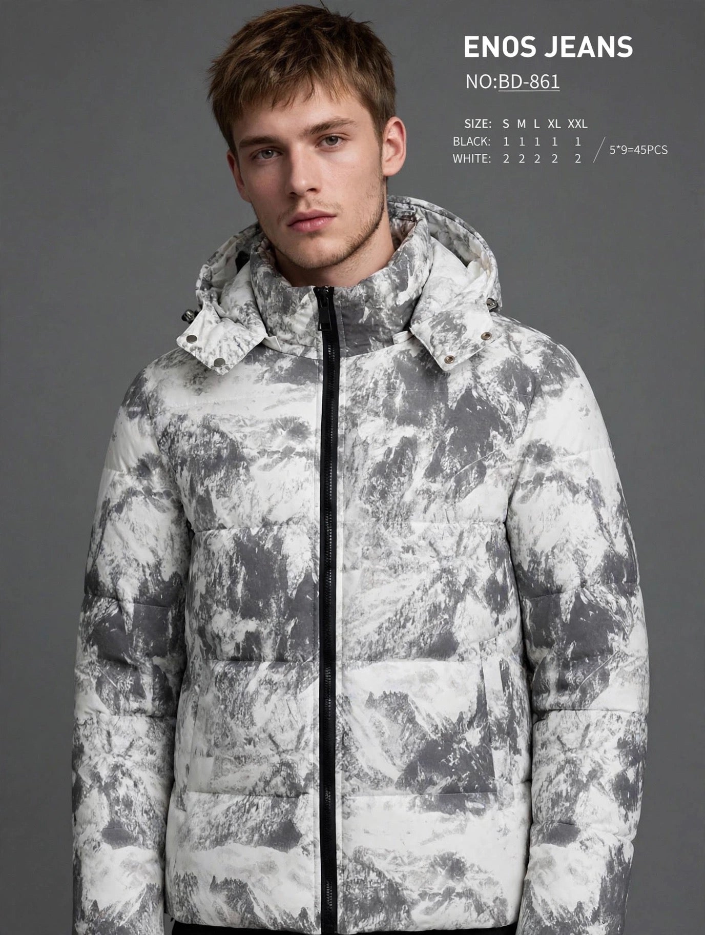Μπουφάν BD 861  (size M-2XL)