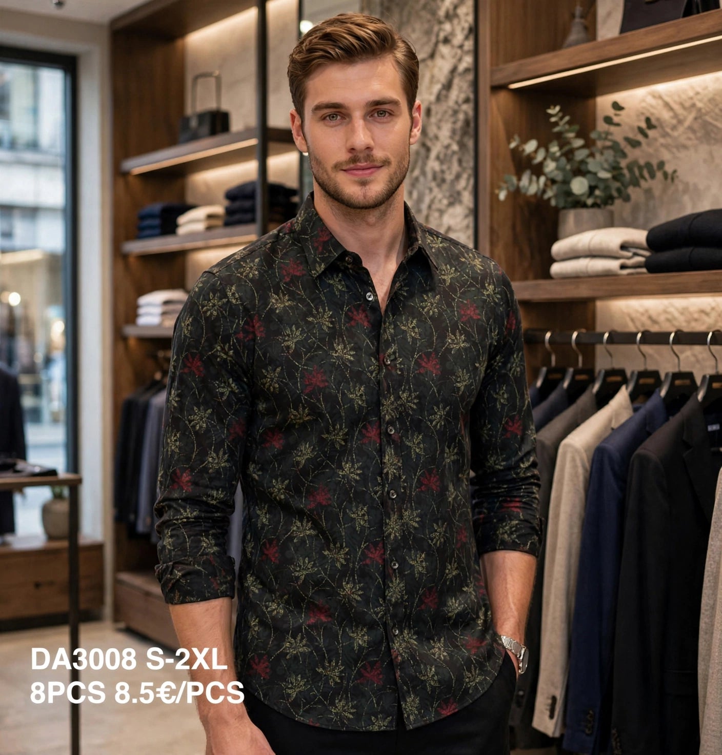 Πουκάμισα DA 3008（size S-XXL）