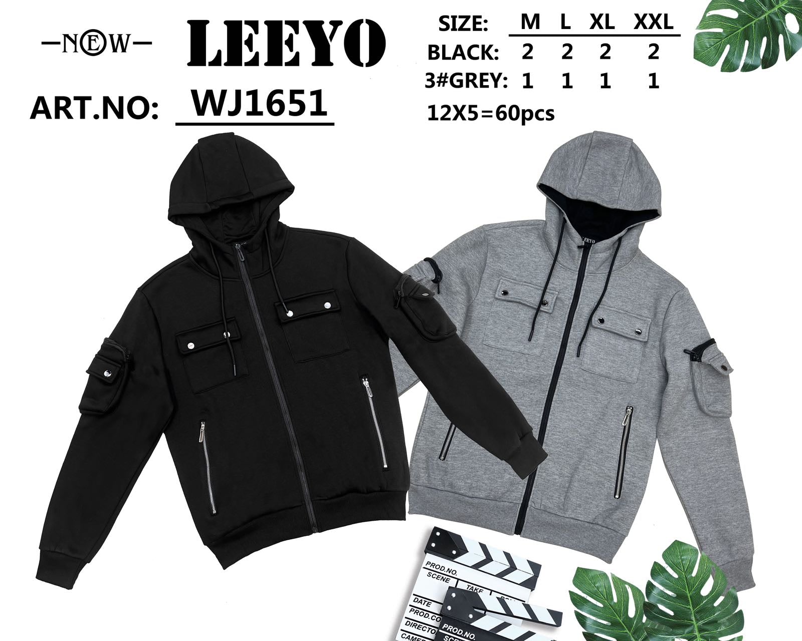 Ζακέτα WJ 1651（size m-3xl)