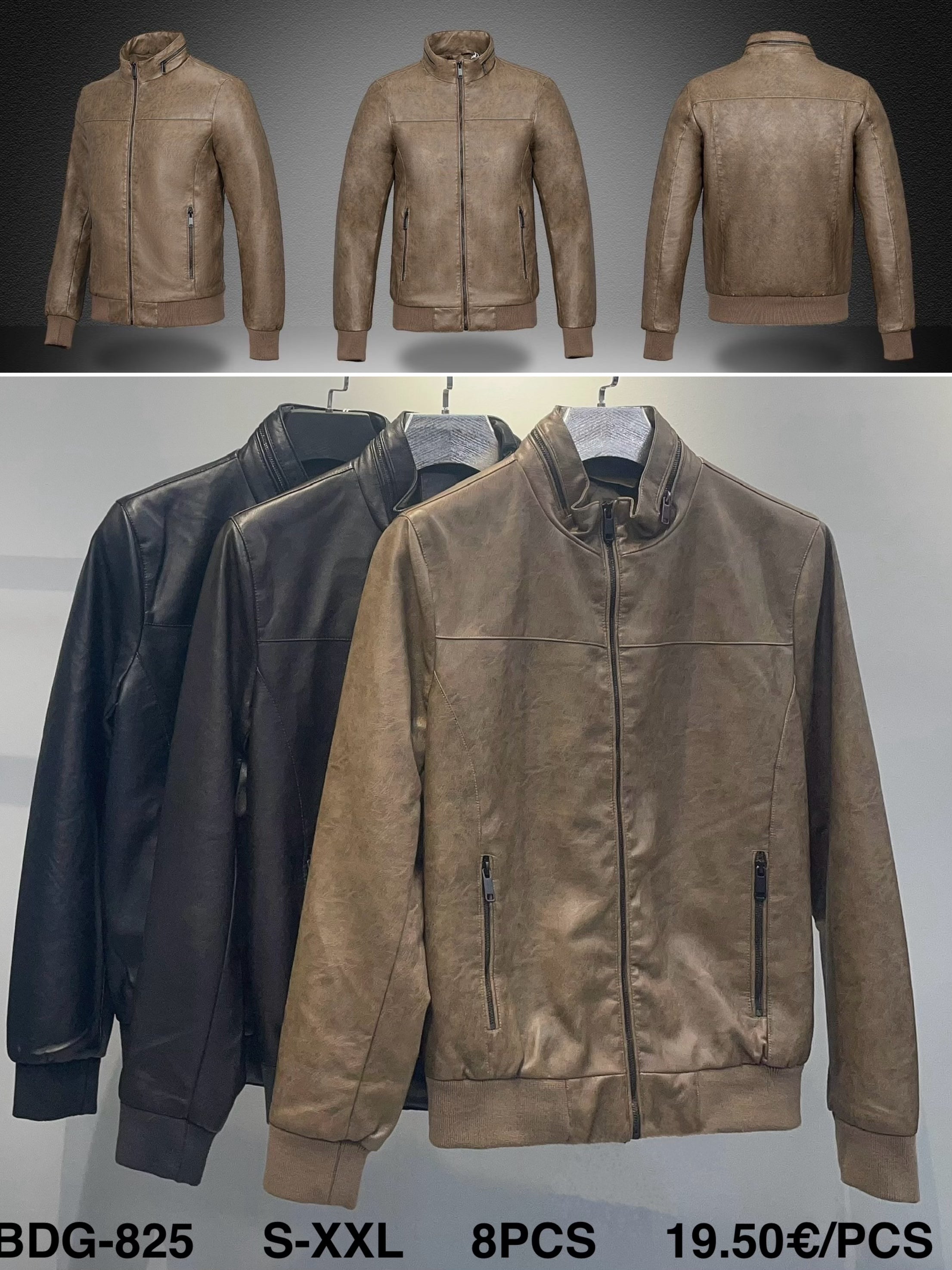 Μπουφάν δερμάτινη BDG 825