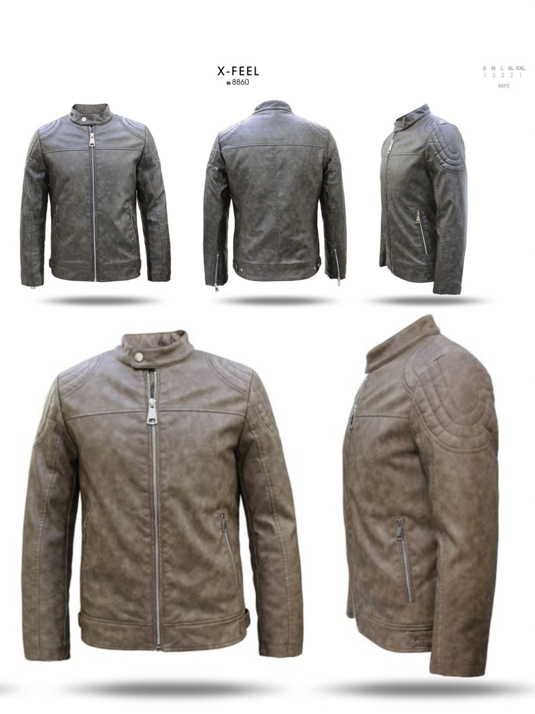 Μπουφάν δερμάτινη XH 8860
