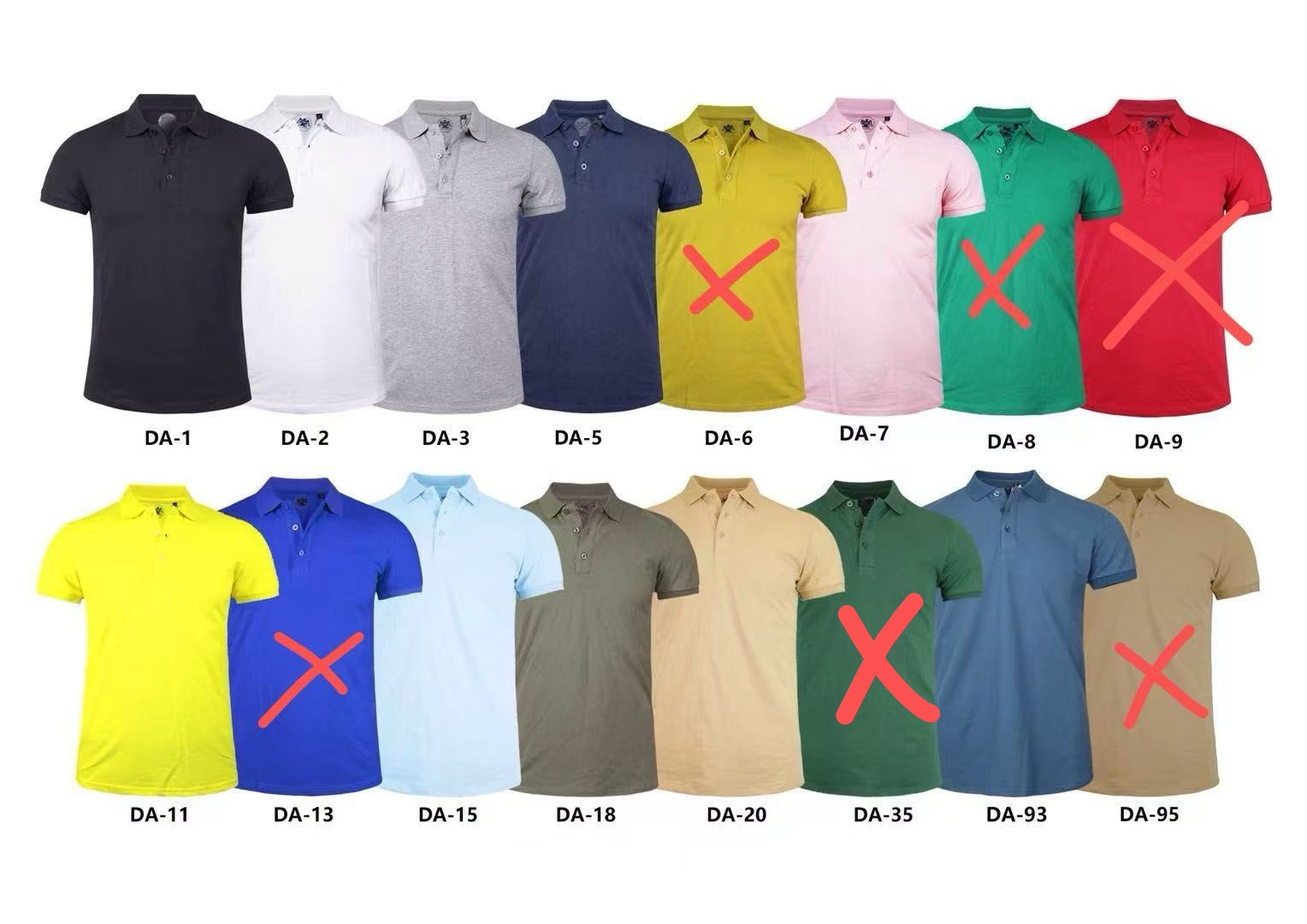 Polo DA 1 (size S-XXL)