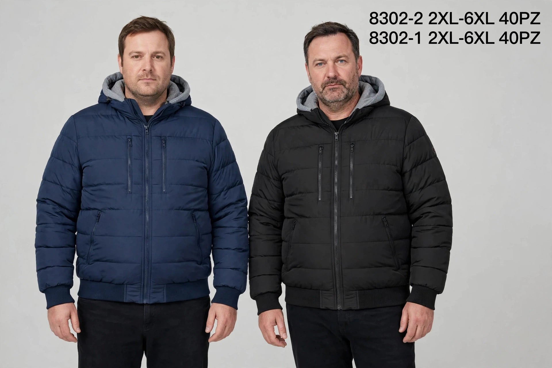 Μπουφάν 8302  (size XL-5XL)