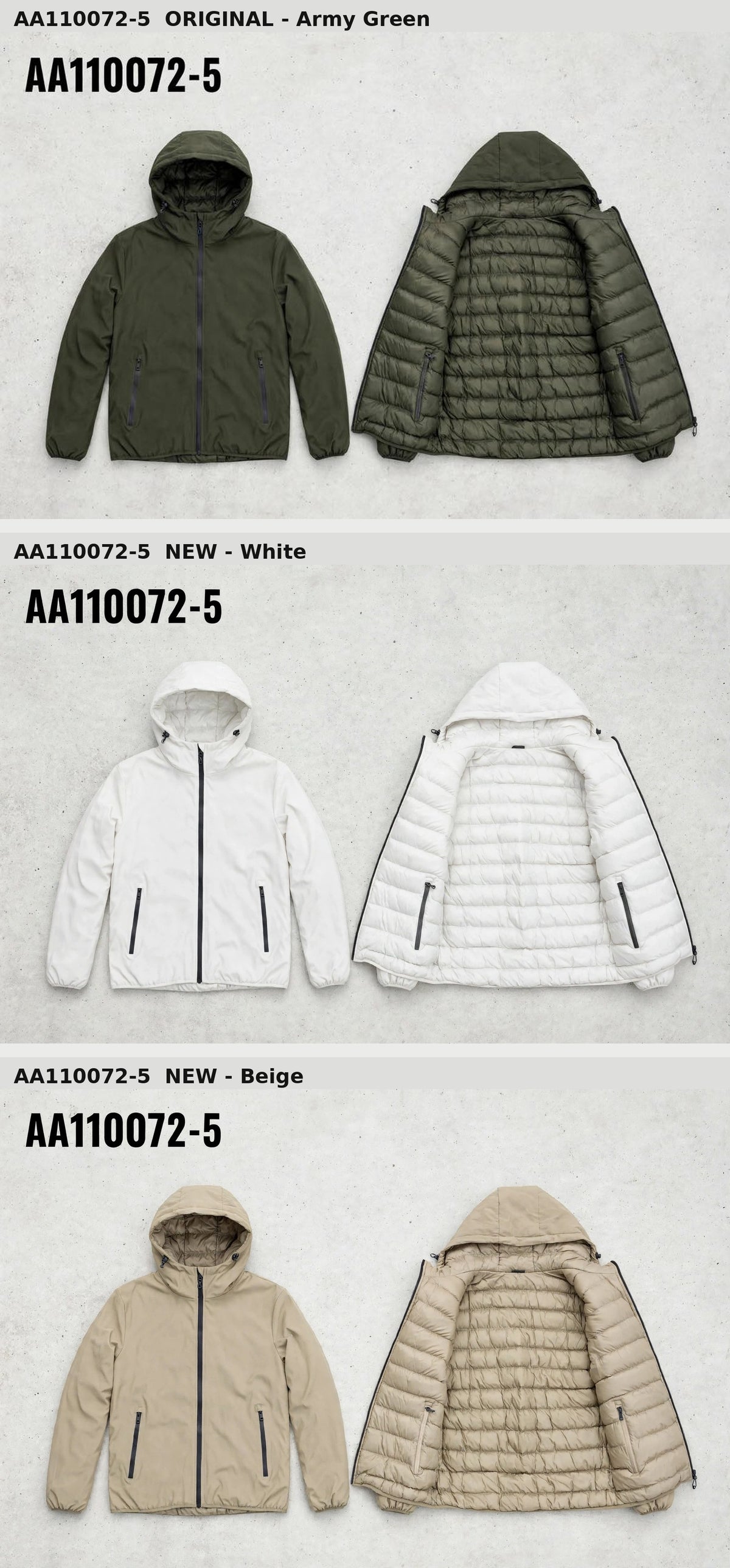Μπουφάν AA 110072  (size M-3XL)