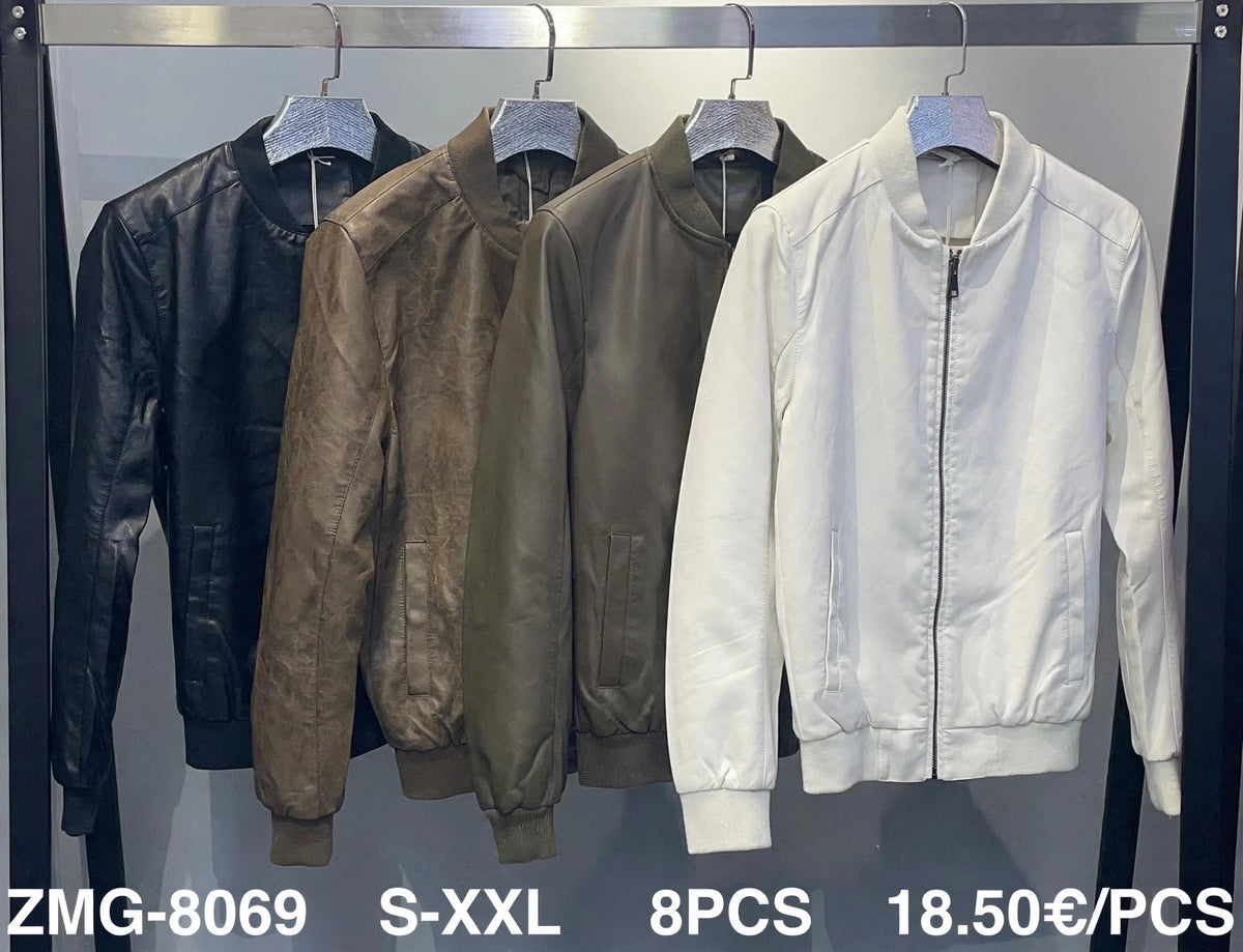 Μπουφάν δερμάτινη ZMG 8069 (S-XXL)