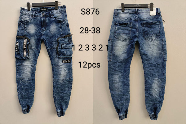 Jeans  S876 (size 28-38)