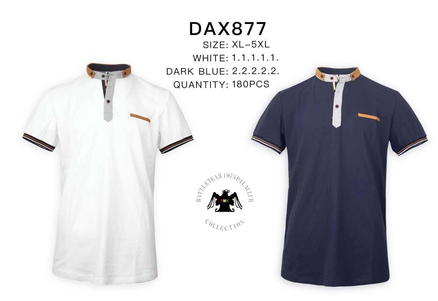 Polo  DAX 877 (size XL-5XL）